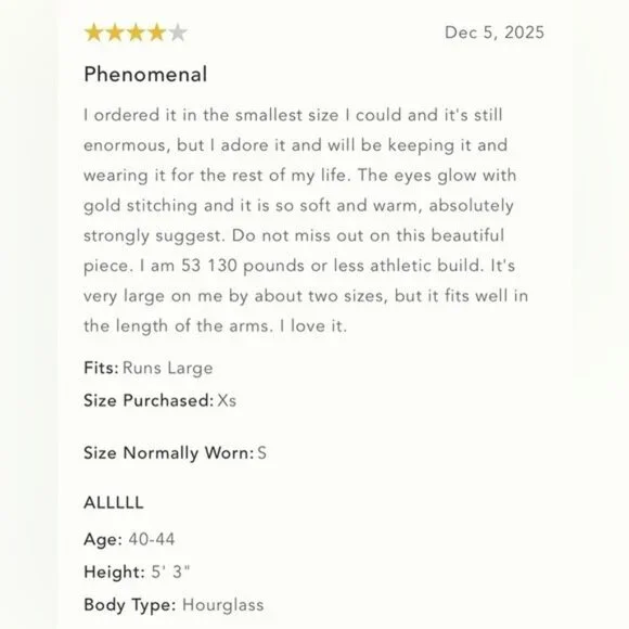 NWT Size XXS/XS - Pilcro Leopard Print Sweater Duster with Pockets (NWT US$ 238) - Picture 10 of 16